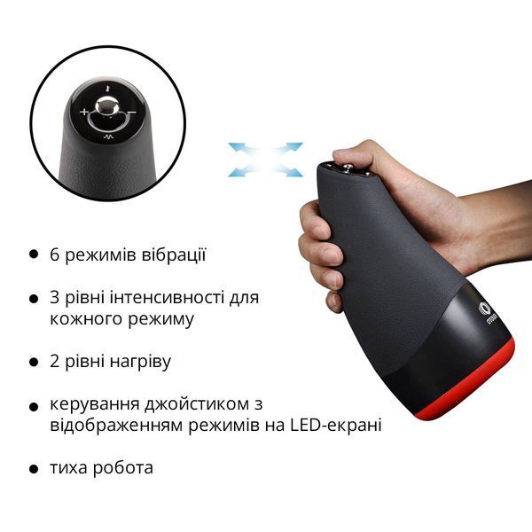 Премиальный мастурбатор Otouch CHIVEN 3, 6 режимов, 3 уровня интенсивности, подогрев, джойстик SO9382 фото