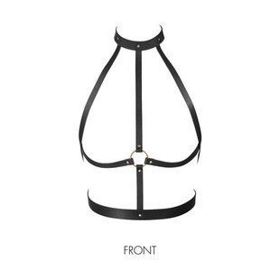 Портупея Bijoux Indiscrets MAZE &mdash; H Harness Black SO2678 фото