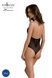 Боди Passion DROSERA BODY black, XXL/XXXL, высокие вырезы, верх на завязках SX0472 фото 2