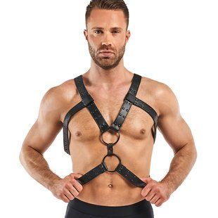 Портупея Bedroom Fantasies: Rocco Bondage Harness, черная SO8827 фото