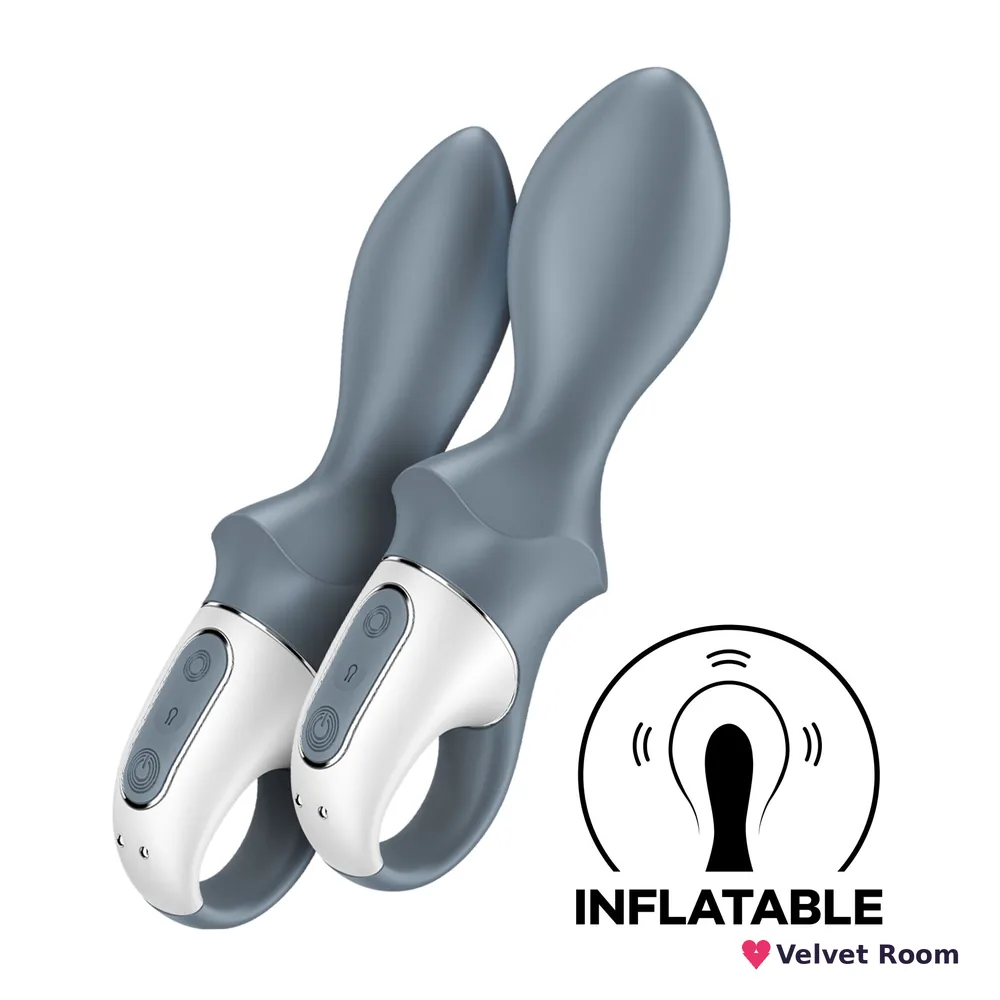 Анальний надувний вібратор Satisfyer Air Pump Booty 1, гнучкий стовбур