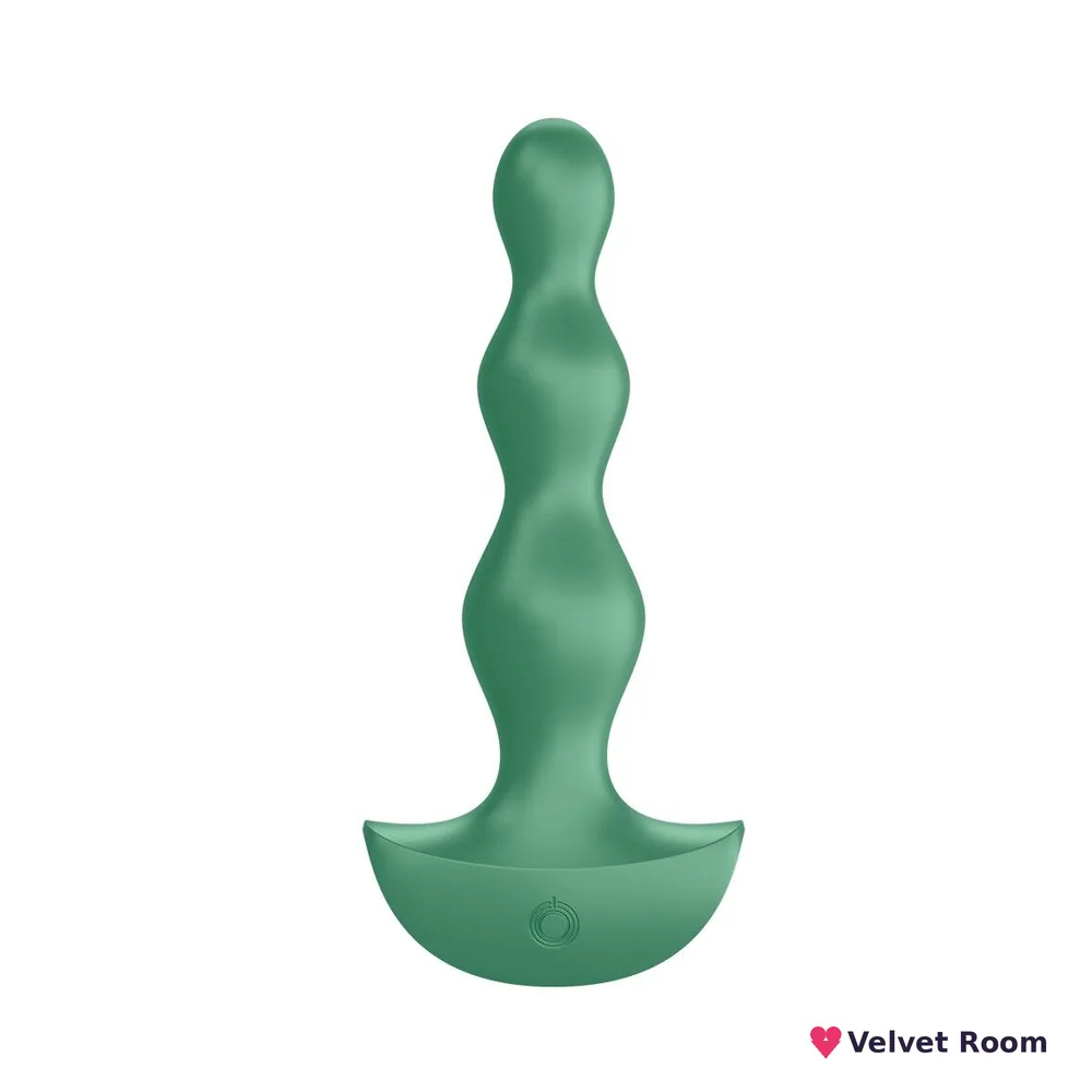 Анальний стимулятор-намистини з двома моторами Satisfyer Lolli-Plug 2 Green