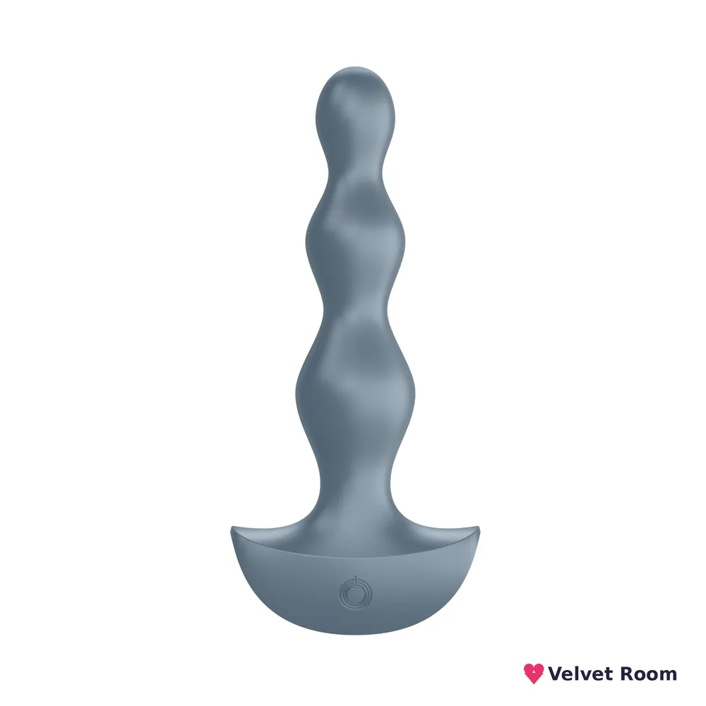 Анальний стимулятор-намистини з двома моторами Satisfyer Lolli-Plug 2 Ice blue