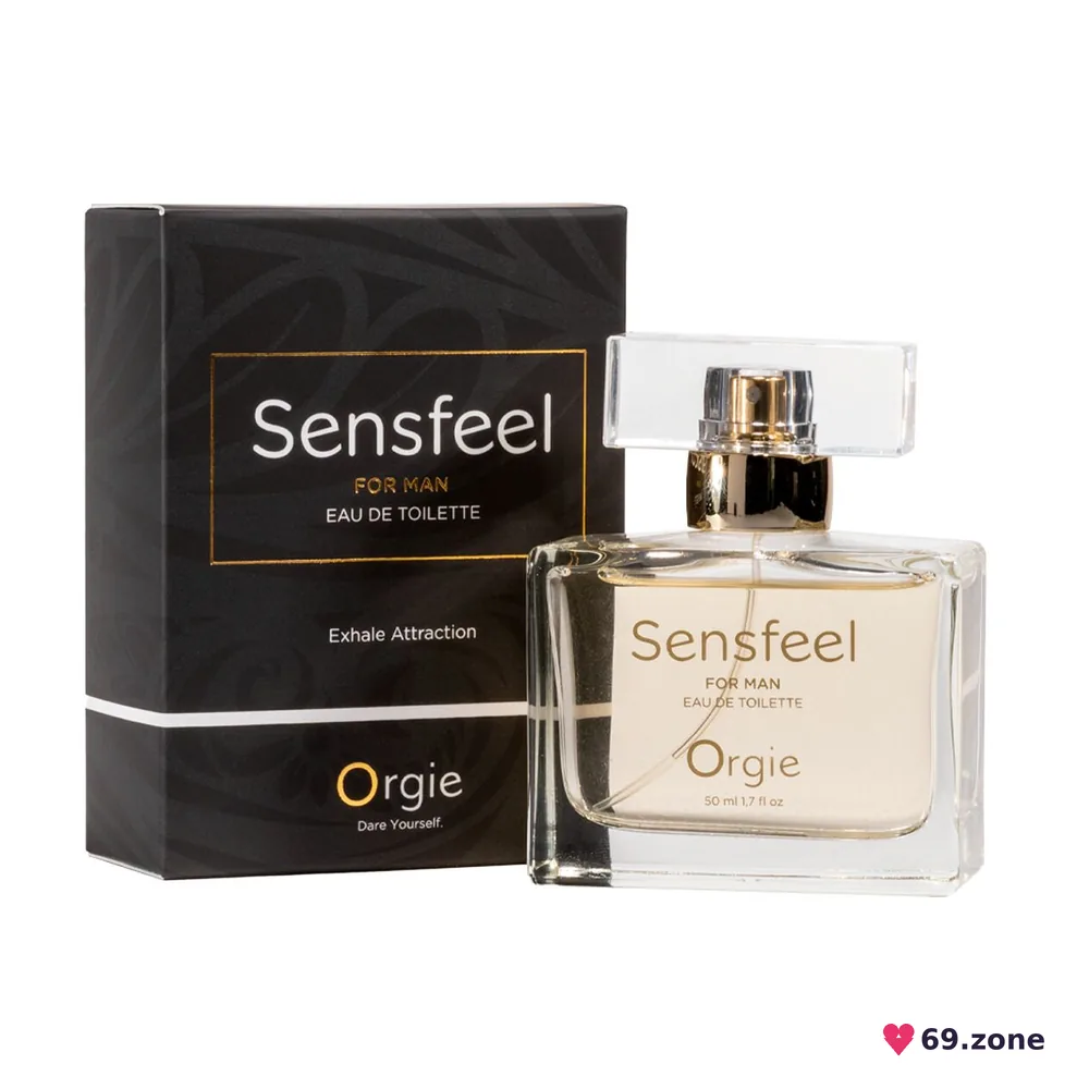 Чоловічі парфуми з феромонами Orgie – Sensfeel for Man (50 мл), цитрусово-деревний аромат