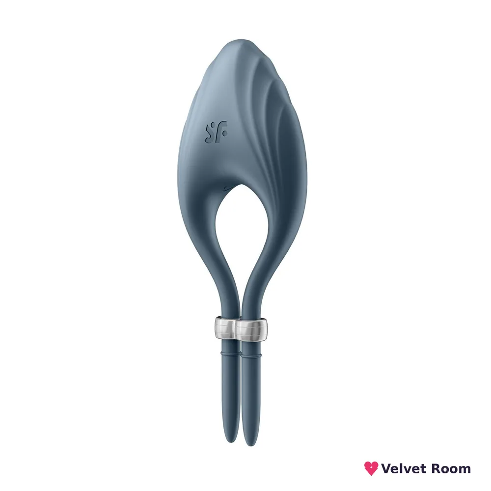 Ерекційне віброкільце-ласо Satisfyer Duelist Dark Blue, 10 режимів, потужний мотор