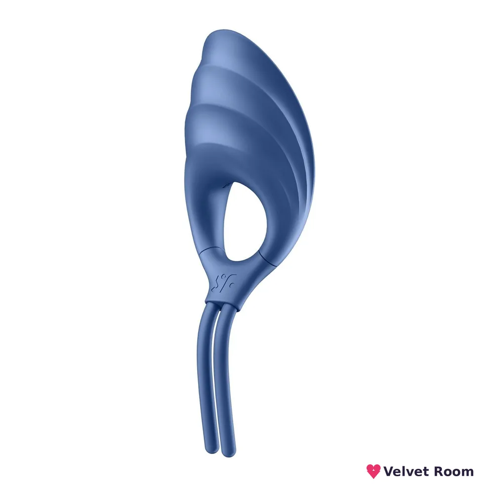Ерекційне віброкільце-ласо Satisfyer Swordsman Blue, міцна фіксація, 10 режимів, потужний мотор