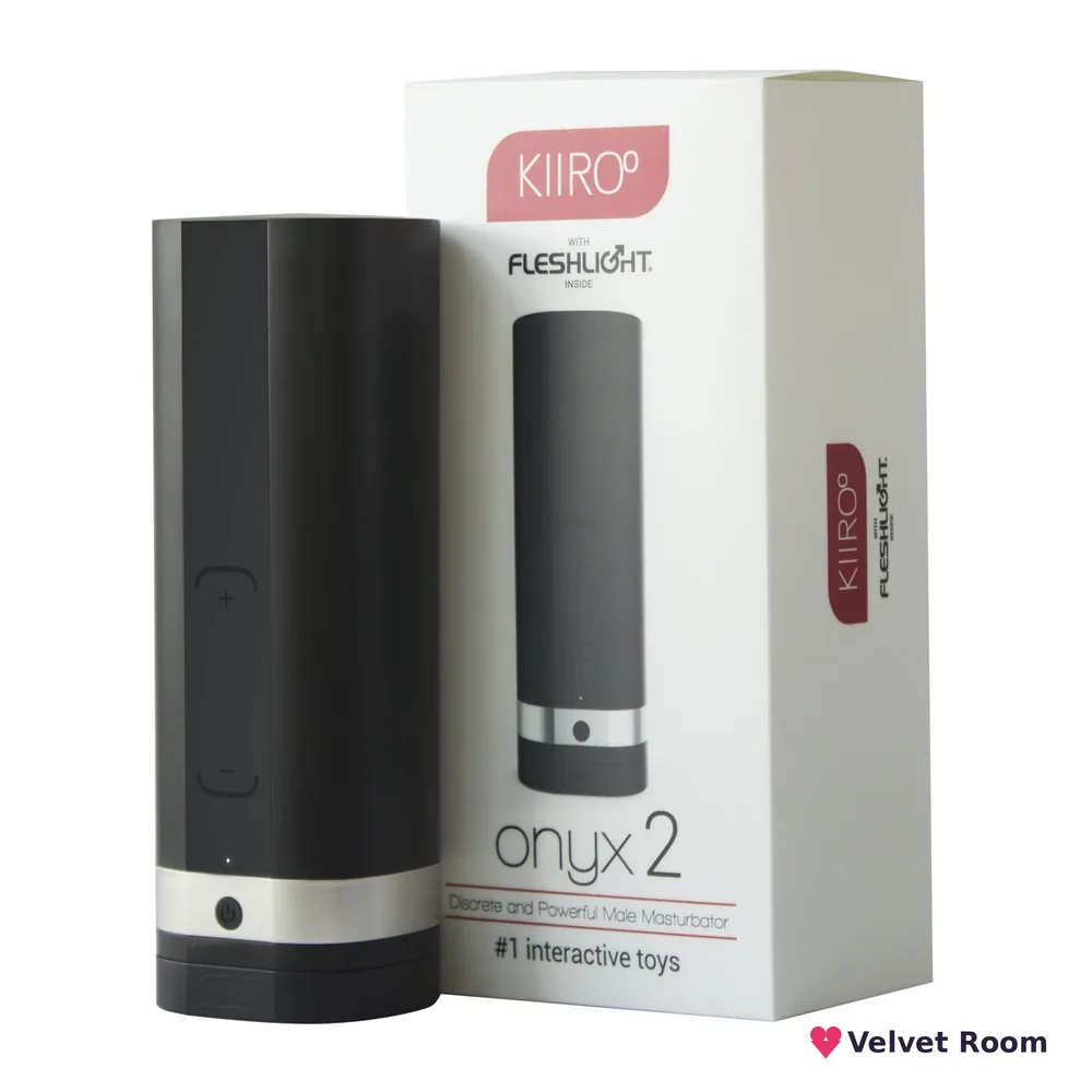 Інтерактивний мастурбатор Kiiroo Onyx 2, 10 стискальних кільця, не треба рухати, теледільдоніка