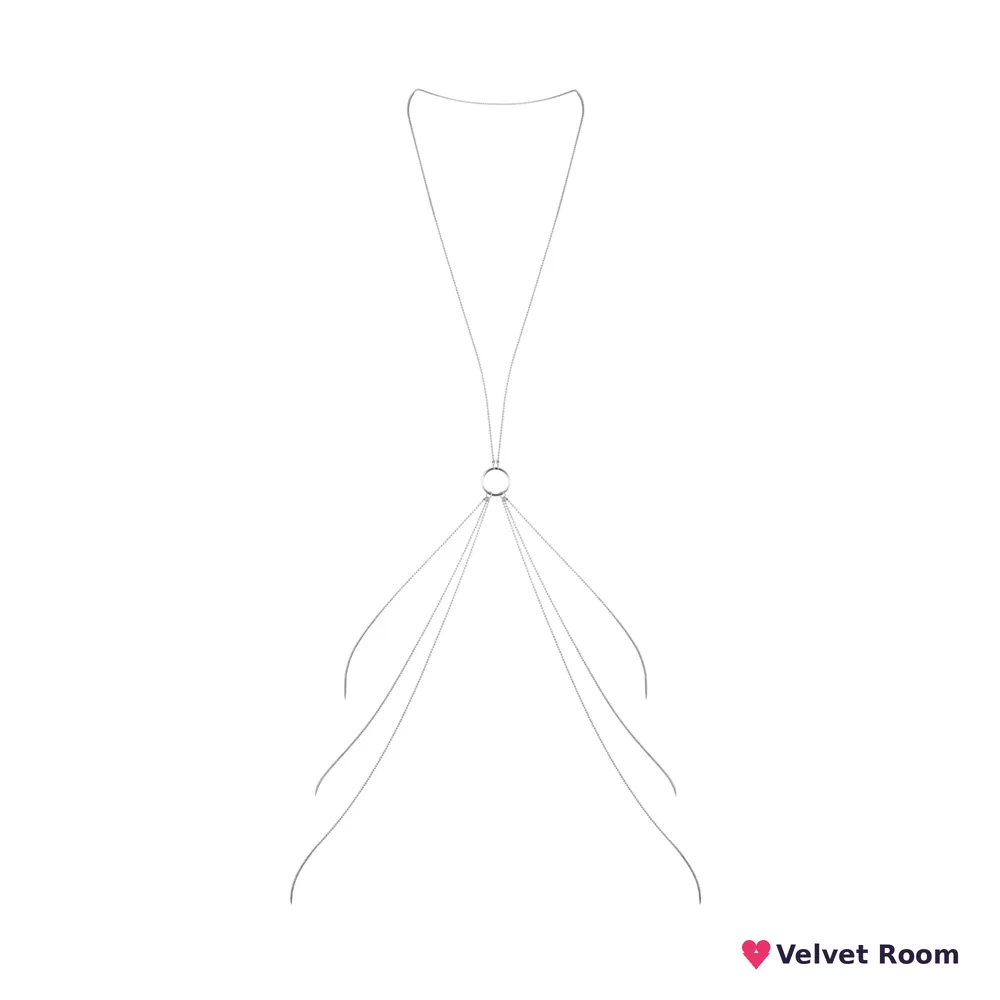 Ланцюжок для тіла Bijoux Indiscrets Magnifique 8 Body Chain — Silver