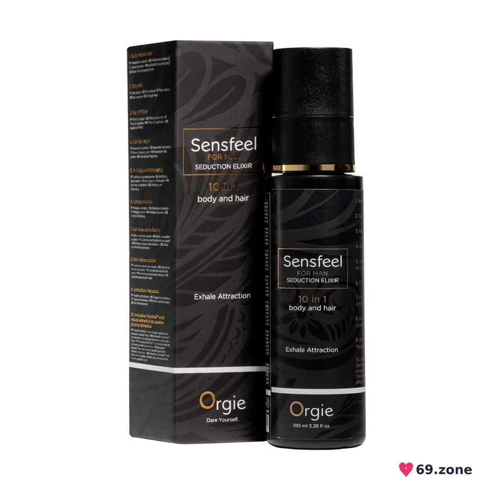 Лосьйон з феромонами для тіла та волосся Orgie – Sensfeel Seduction Elixir 10 in 1 for Man (100 мл)