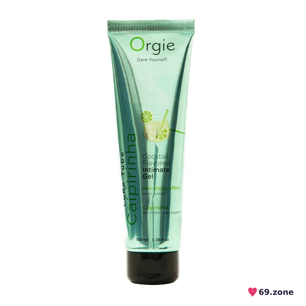 Лубрикант на водній основі Orgie Lube Tube Cocktail Caipirinha, 100 мл, смак цитрусового коктейлю