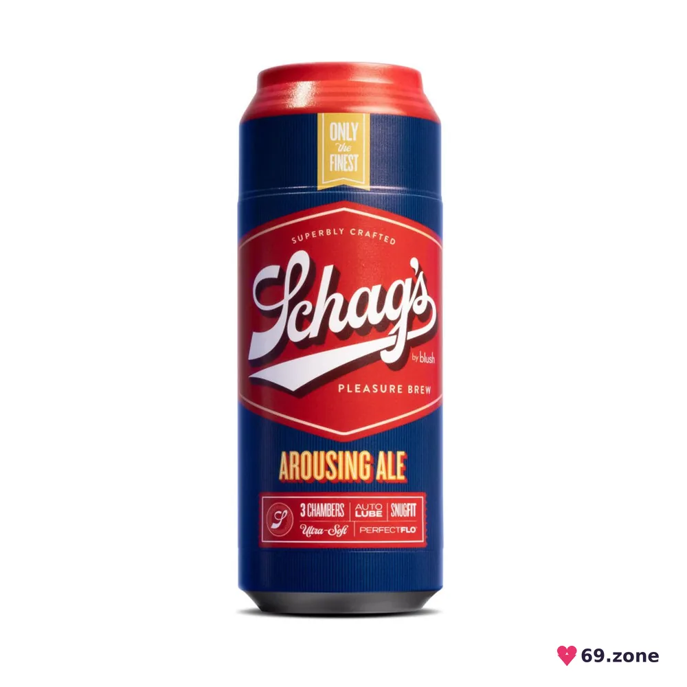 Мастурбатор – банка пива Blush Schag's Arousing Ale Masturbator – Frosted, самозмащуваний, вакуум