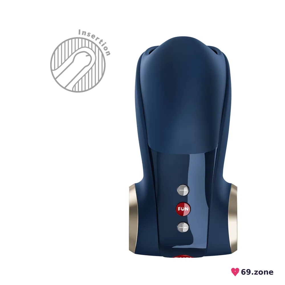 Мастурбатор для головки пеніса Fun Factory COBRA LIBRE II Nightblue, 2 мотори, гра без рук