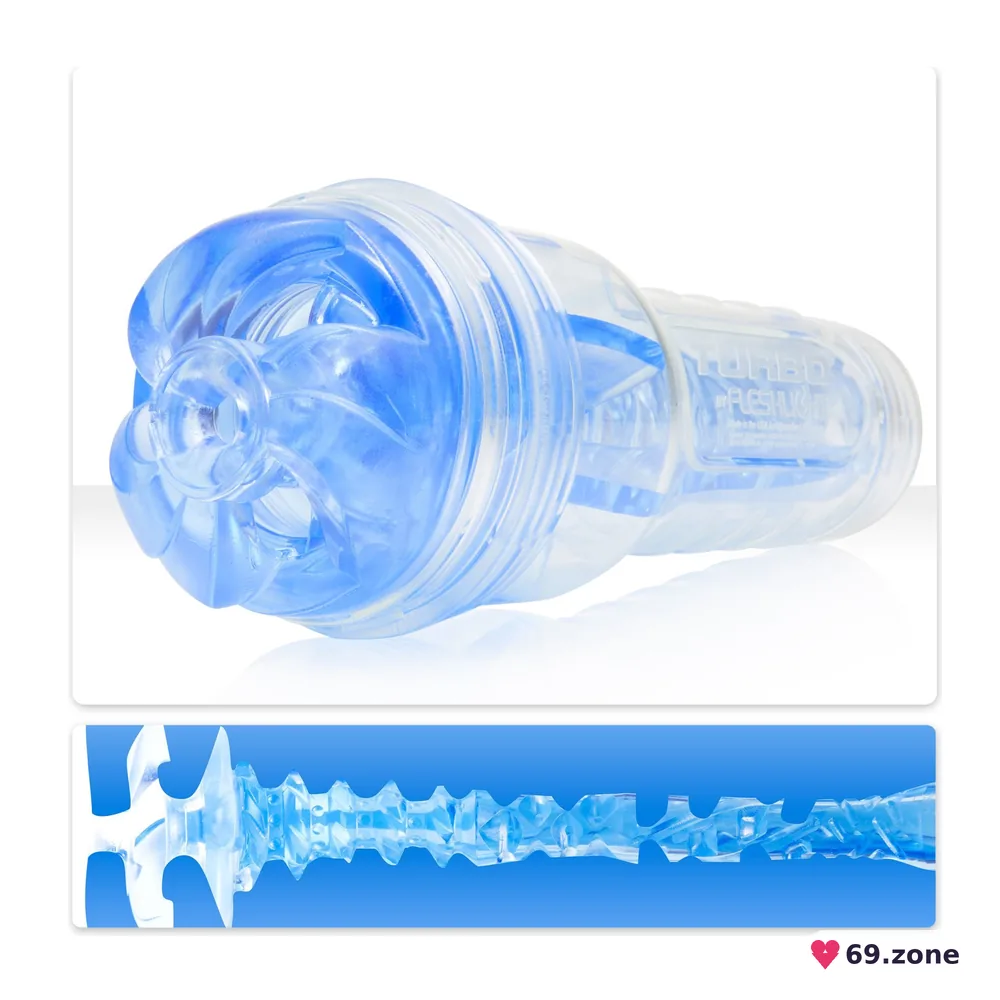 Мастурбатор Fleshlight Turbo Thrust Blue Ice (імітатор мінету)
