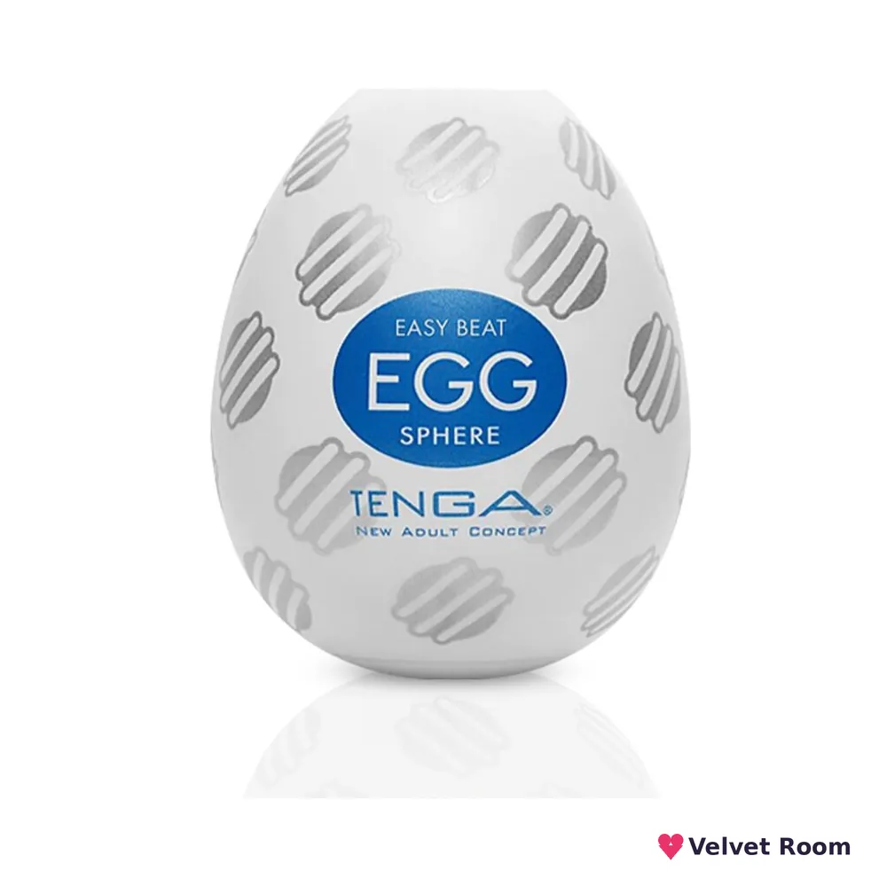 Мастурбатор-яйце Tenga Egg Sphere з багаторівневим рельєфом