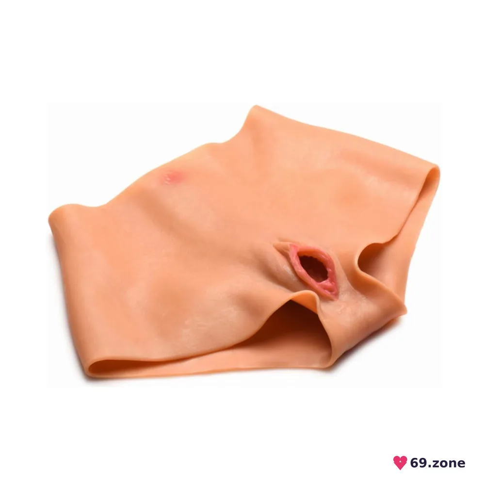 Накладна вагіна Master Series Silicone Vagina + Butt Panties - Large