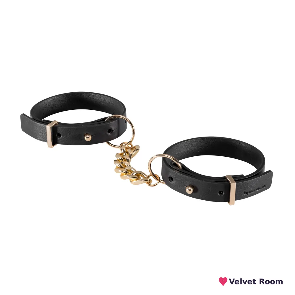 Наручники з екошкіри Bijoux Indiscrets Maze – Thin Handcuffs Black