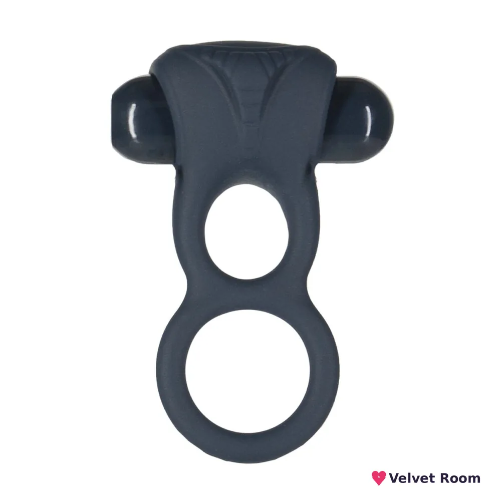 Подвійне ерекційне кільце з вібрацією Lux Active-Triad - Vibrating Dual Cock Ring, пульт ДК