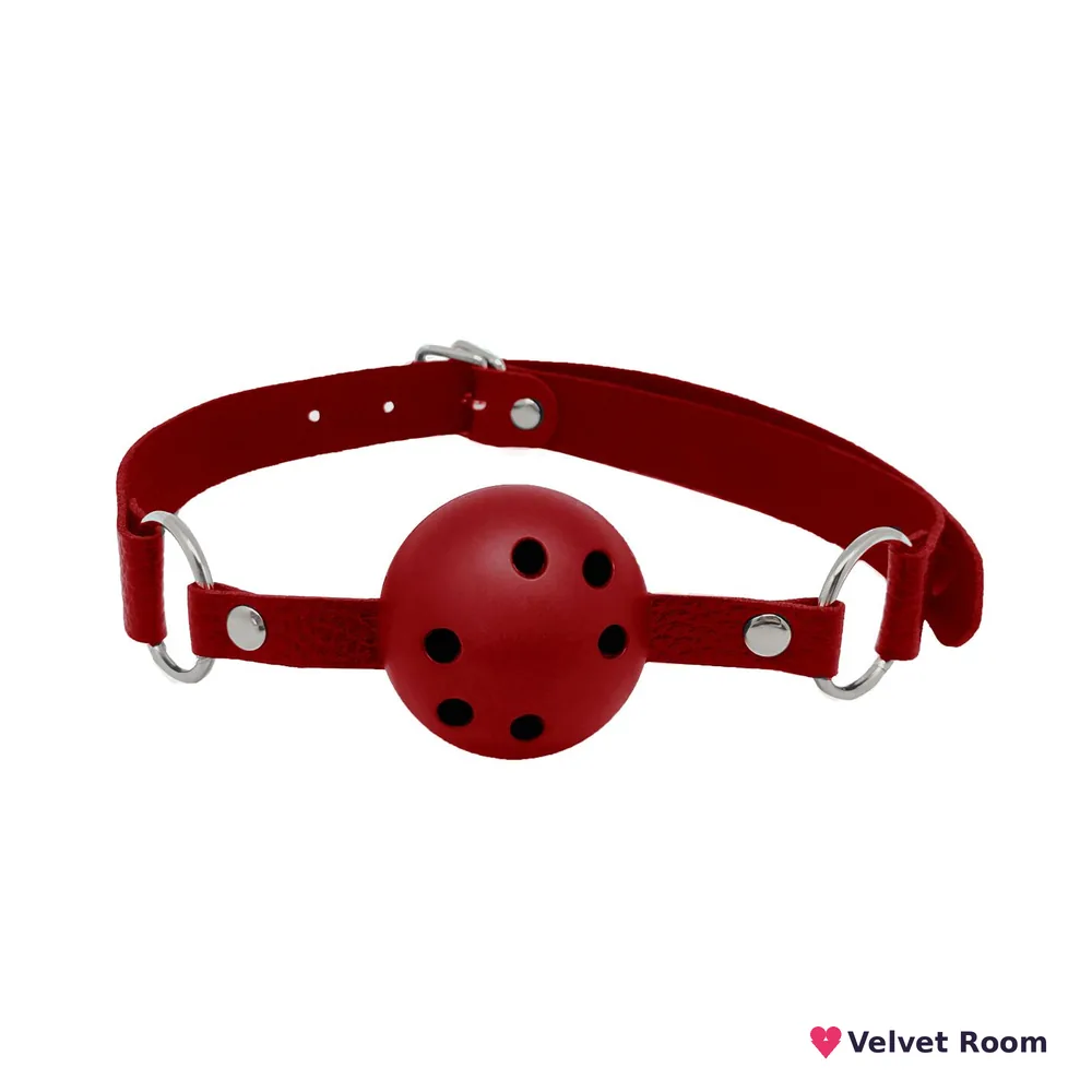 Повітропроникний кляп Alive Discretion Red