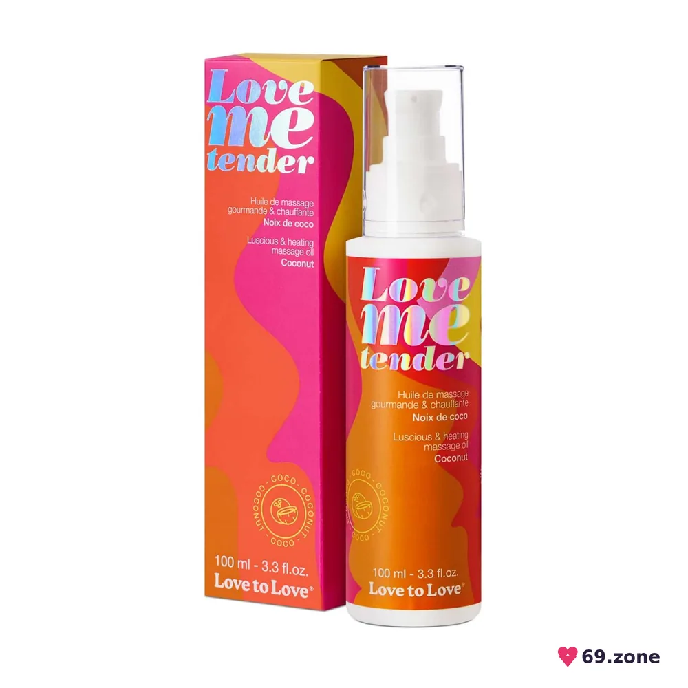 Роспродаж!!! Масажна олія Love To Love - Love Me Tender, Noix De Coco (100 мл) (термін 03.2027)