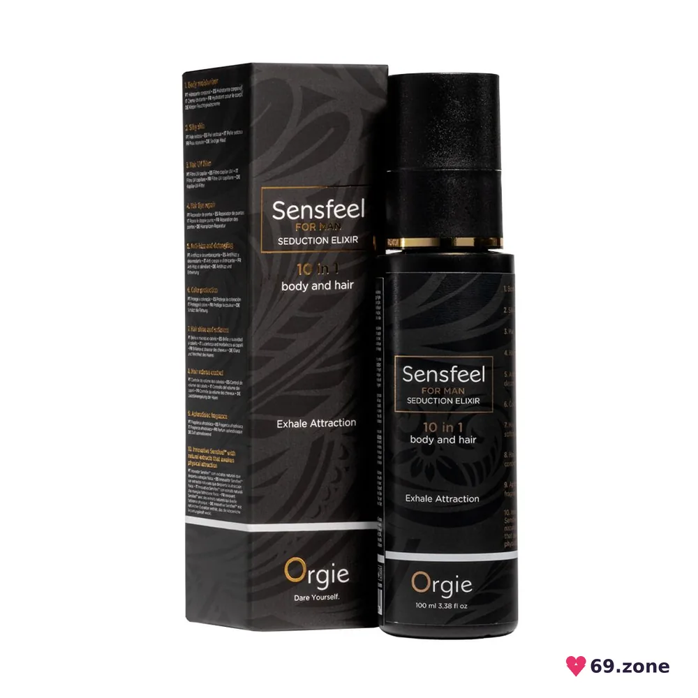 Розпродаж!!! Лосьйон з феромонами Orgie Sensfeel Seduction Elixir for Man 100мл (термін 15.05.2027)