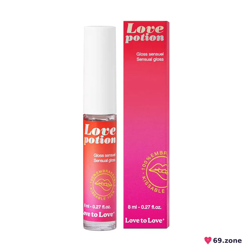 Розпродаж!!! Стимулювальний блиск для губ Love To Love Love Potion - Gloss Sensuel 8 мл (термін 06.2027)