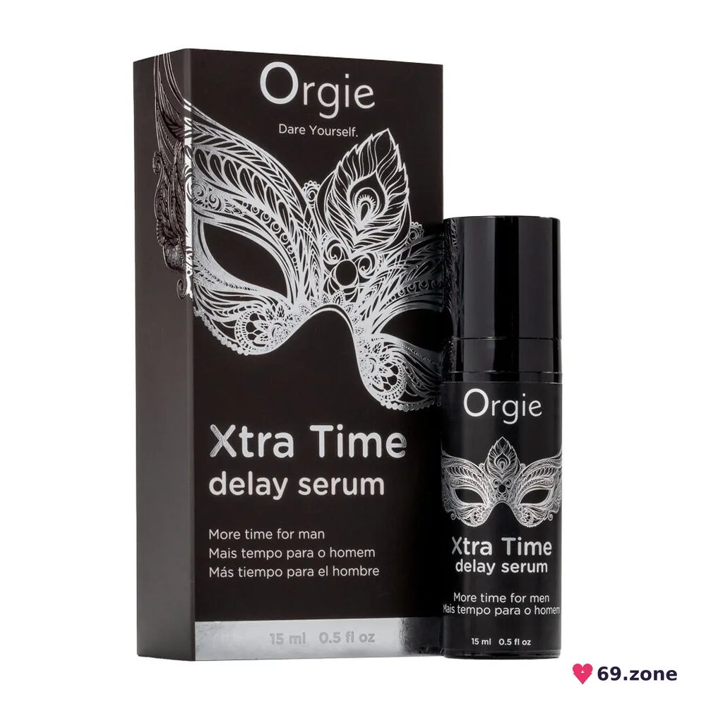 Сироватка-пролонгатор Orgie Xtra Time Delay Serum, 15 мл, без анестетиків, на силіконовій основі