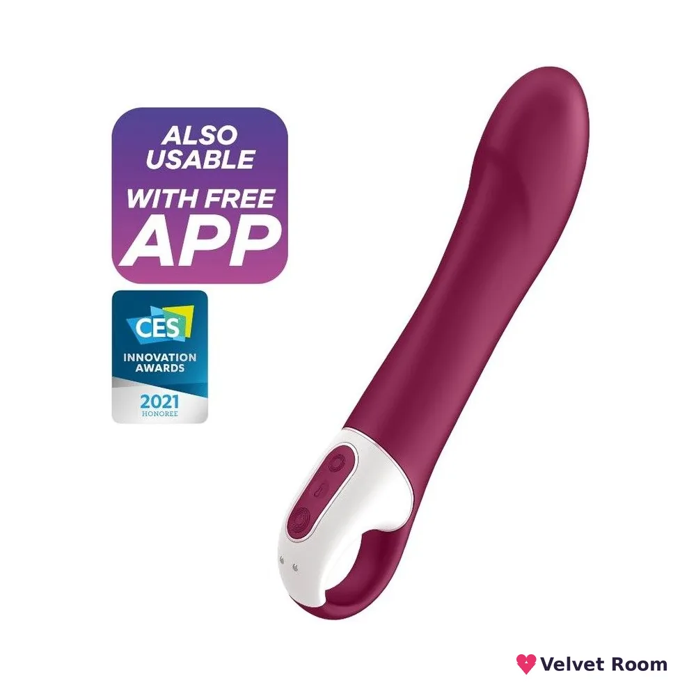 Смарт-вібратор точки G Satisfyer Big Heat з функцією підігріву