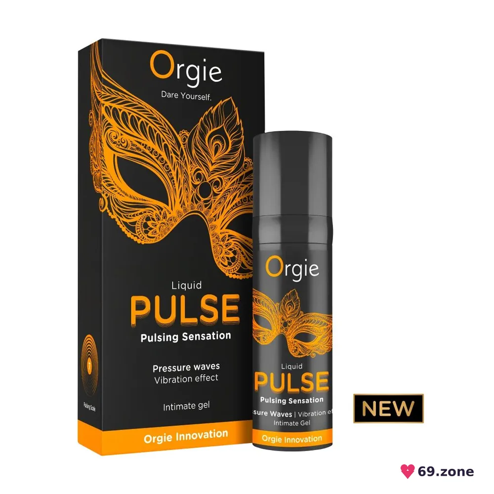 Смоктайзер для клітора Orgie Liquid Pulse 15 мл, вкус Ice Caramel, гель з ефектом посмоктування