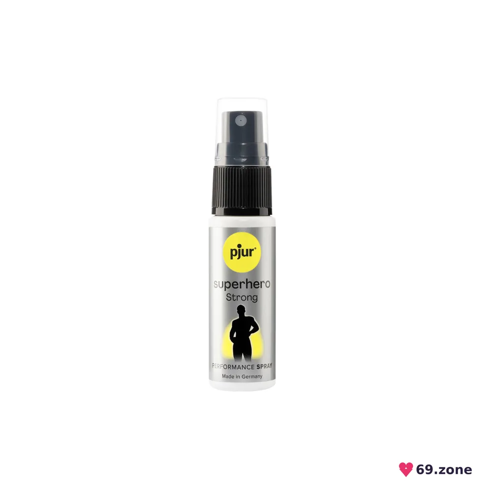 Спрей-пролонгатор pjur Superhero Strong Spray 20 ml, з екстрактом імбиру, без анестетиків
