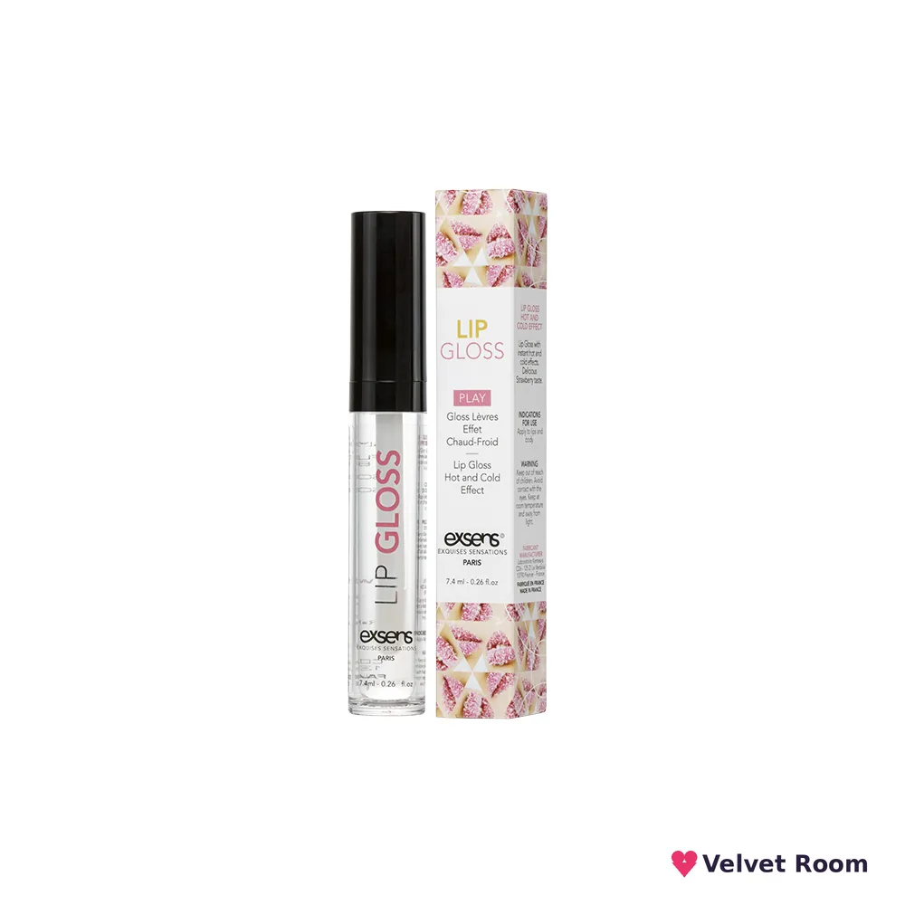 Стимулювальний блиск для губ EXSENS Lip Gloss 7,4 мл, ефект поколювання і холод-тепло