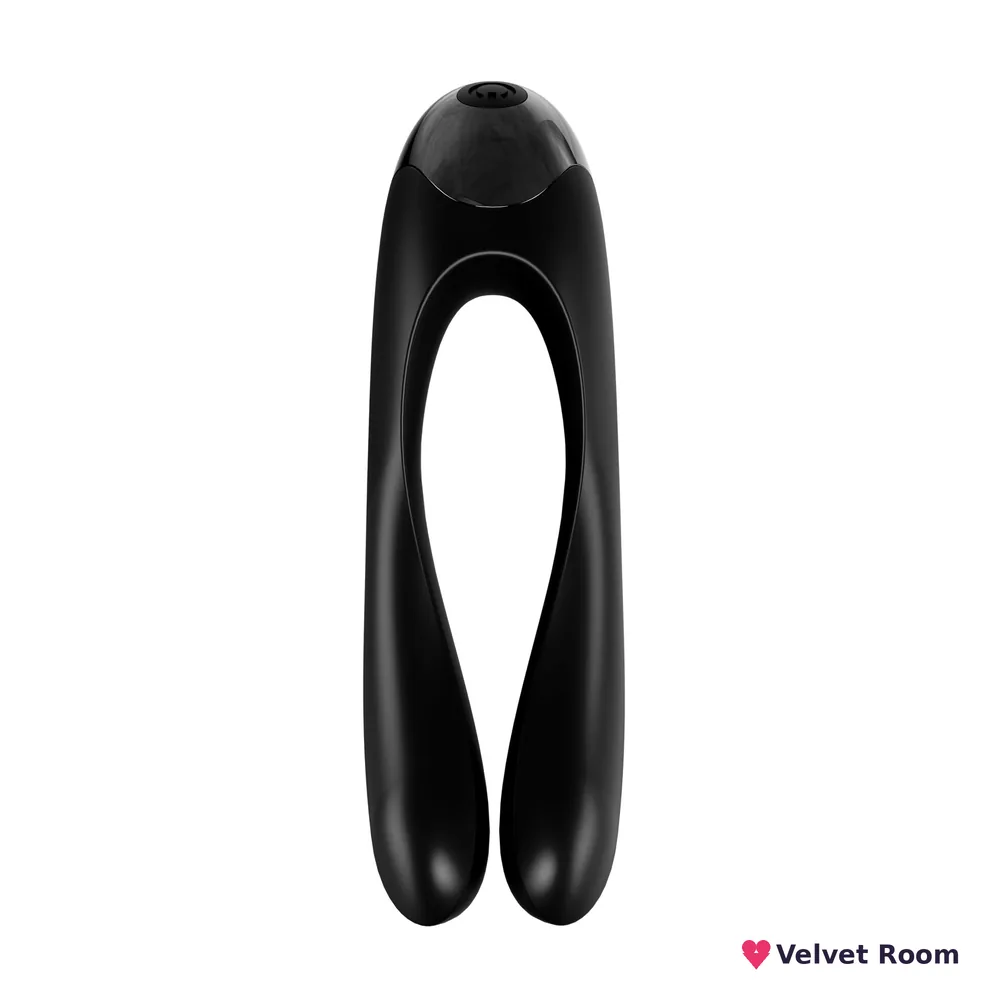 Вібратор на палець Satisfyer Candy Cane Black