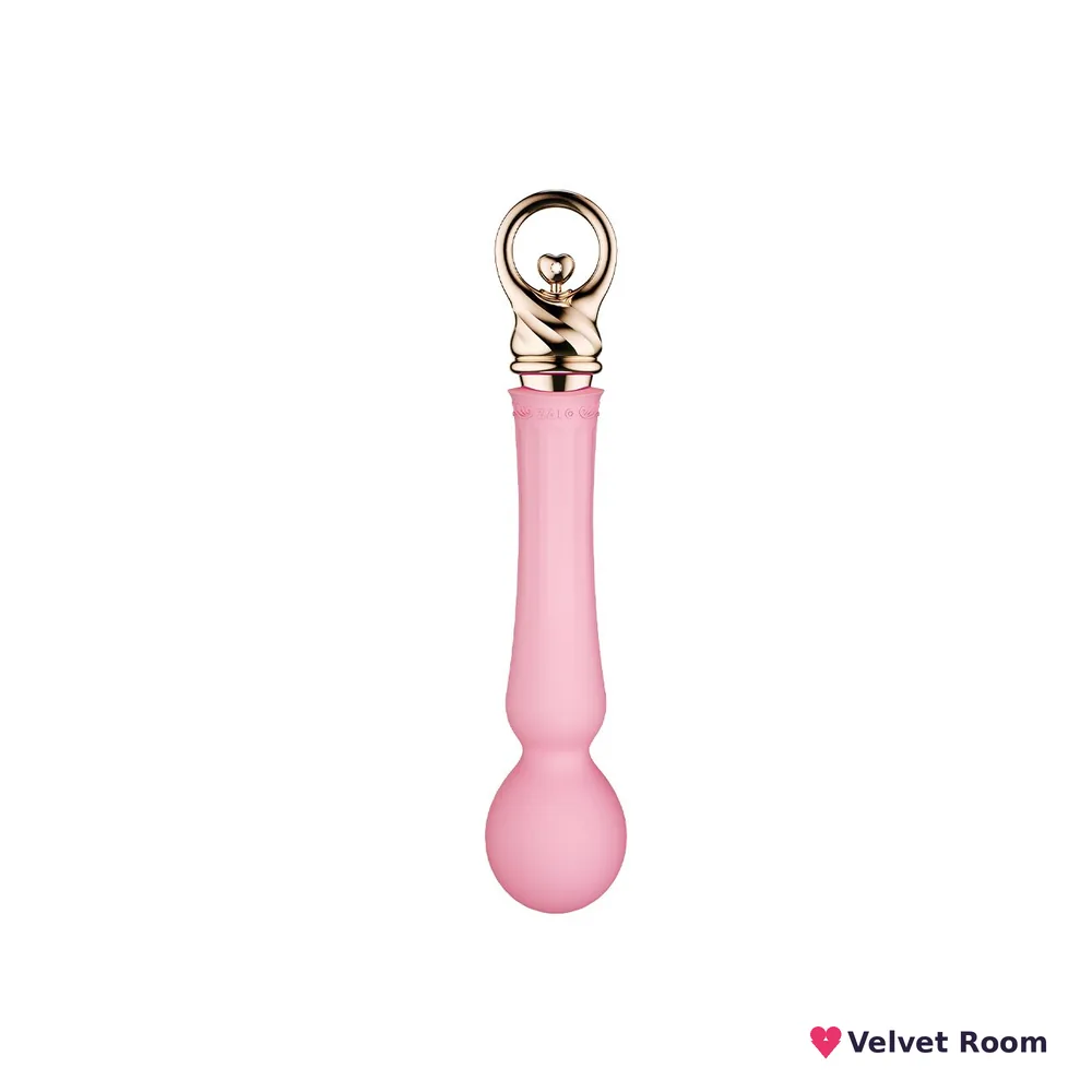 Вібромасажер із підігрівом Zalo Sweet Magic - Confidence Wand Fairy Pink
