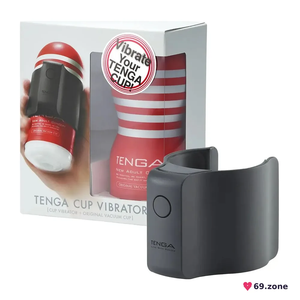 Вібронасадка Tenga CUP VIBRATOR, 7 режимів, 1 мастурбатори в комплекті
