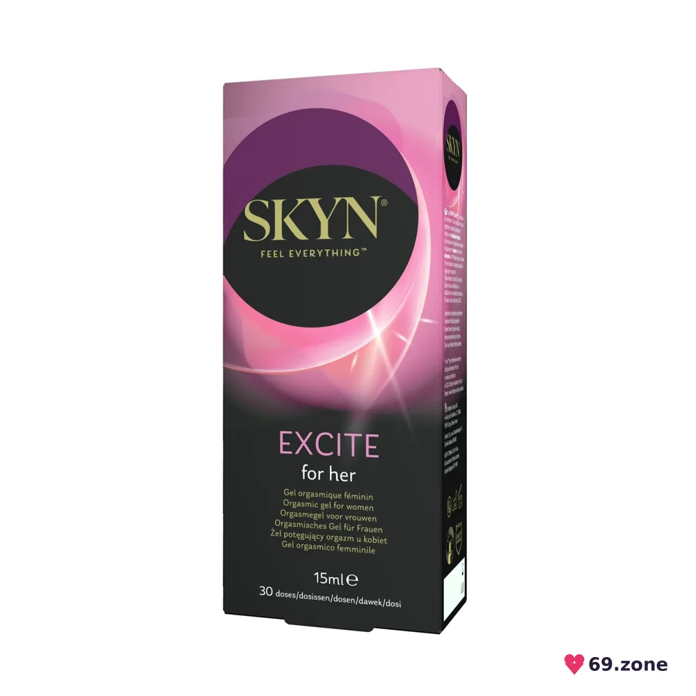 Збуджувальний гель SKYN Excite for her 15 мл, поколювання, ефект тепло-холод, містить L-аргінін